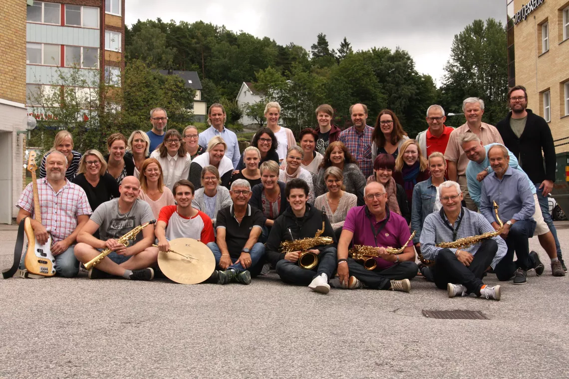 Joyful Moments 2017 med Kören Occapella och HvMk Saxofonkvartett med Band, Borås